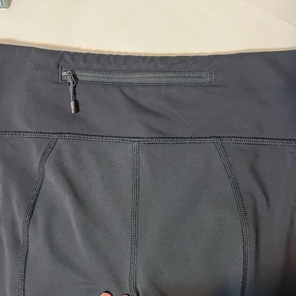 Lululemon Inspire Crop Luxtreme Leggings Run Training Black Pant Size 6 - Picture 8 of 15